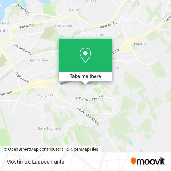 Mostimex map