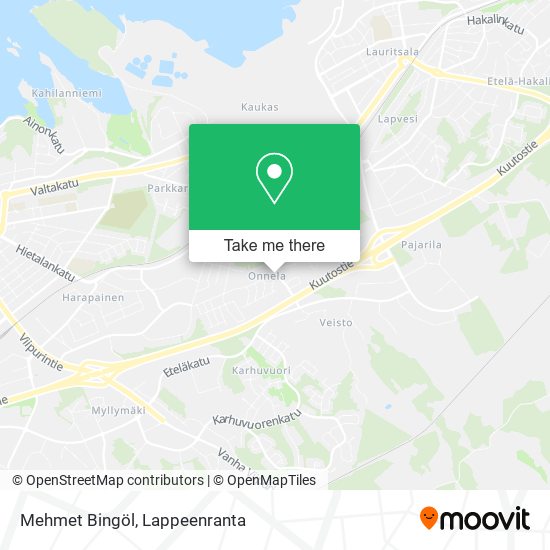 Mehmet Bingöl map