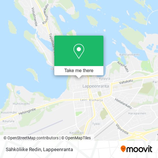 Sähköliike Redin map