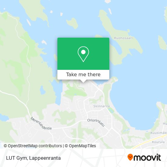 LUT Gym map