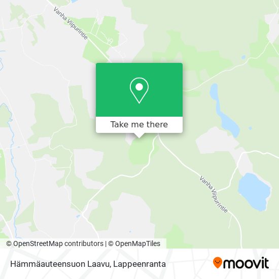 Hämmäauteensuon Laavu map