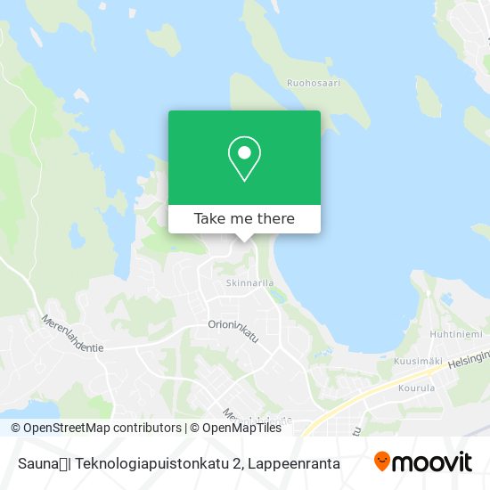Sauna💨| Teknologiapuistonkatu 2 map