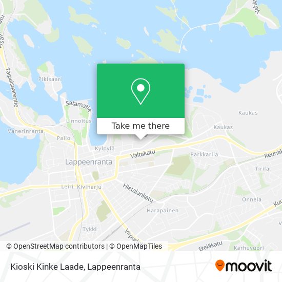 Kioski Kinke Laade map