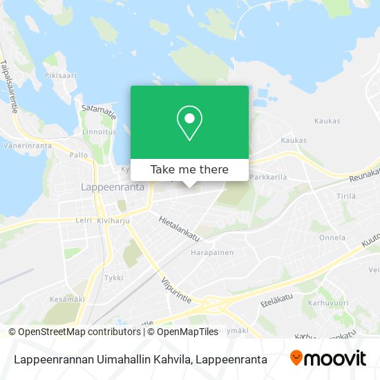 Lappeenrannan Uimahallin Kahvila map