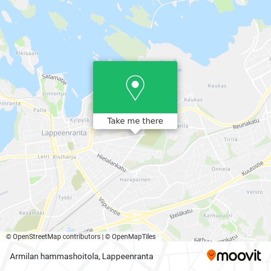 Armilan hammashoitola map
