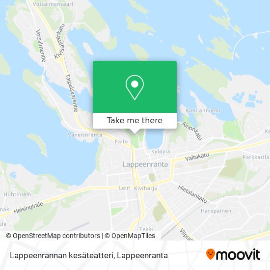 Lappeenrannan kesäteatteri map