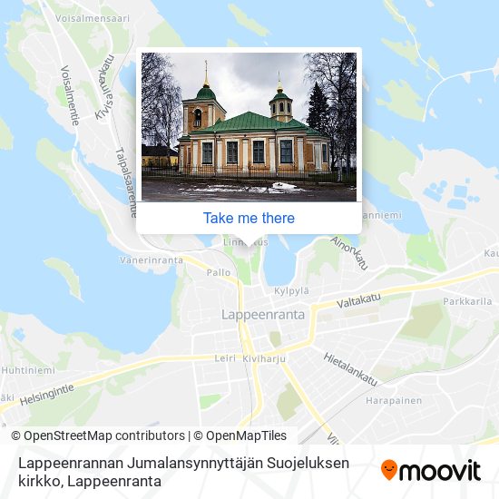 Lappeenrannan Jumalansynnyttäjän Suojeluksen kirkko map