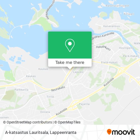 A-katsastus Lauritsala map