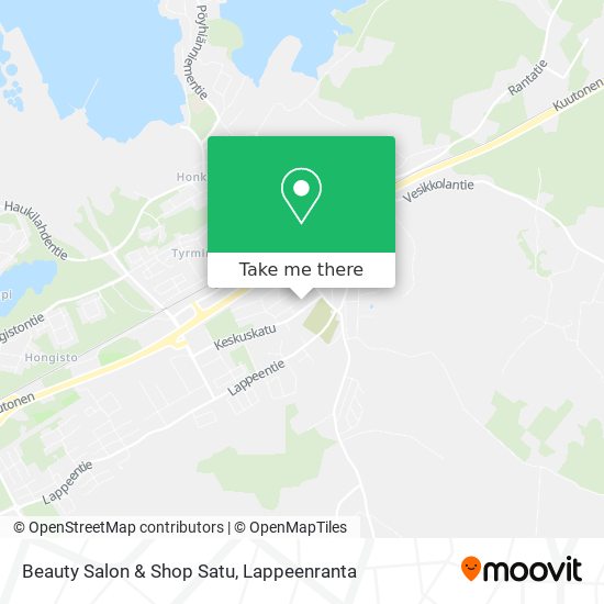 Beauty Salon & Shop Satu map