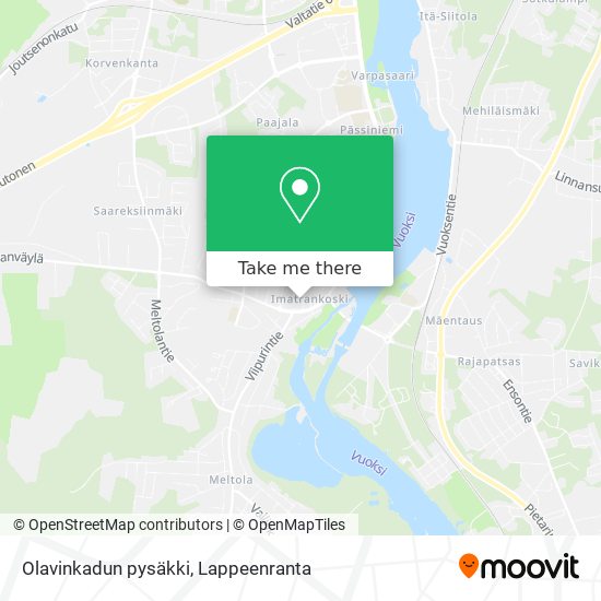 Olavinkadun pysäkki map