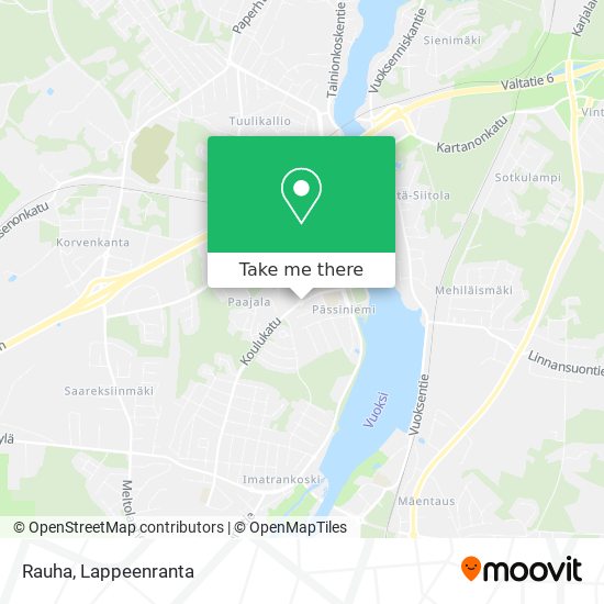 How to get to Rauha in Imatra by Bus?
