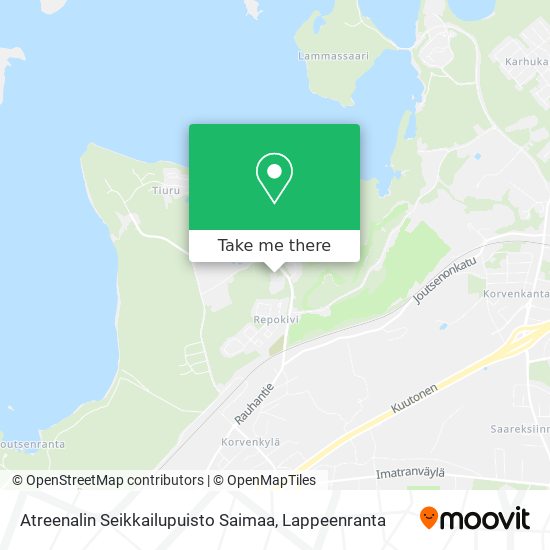 Atreenalin Seikkailupuisto Saimaa map