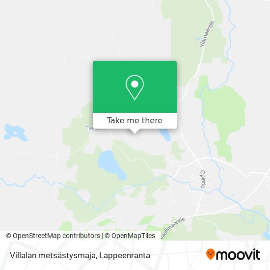 Villalan metsästysmaja map