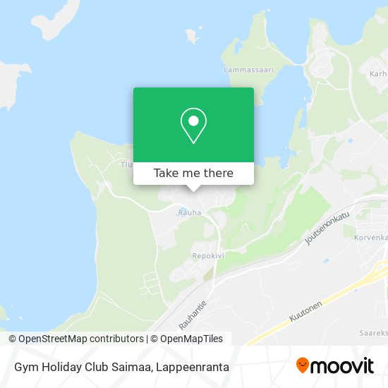 Gym Holiday Club Saimaa map