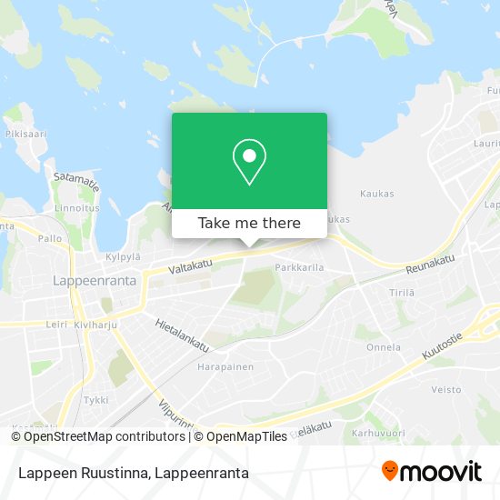 Lappeen Ruustinna map