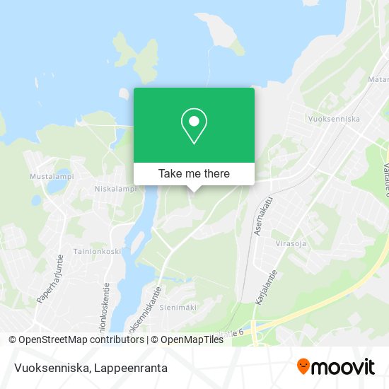 How to get to Vuoksenniska in Imatra by Bus?