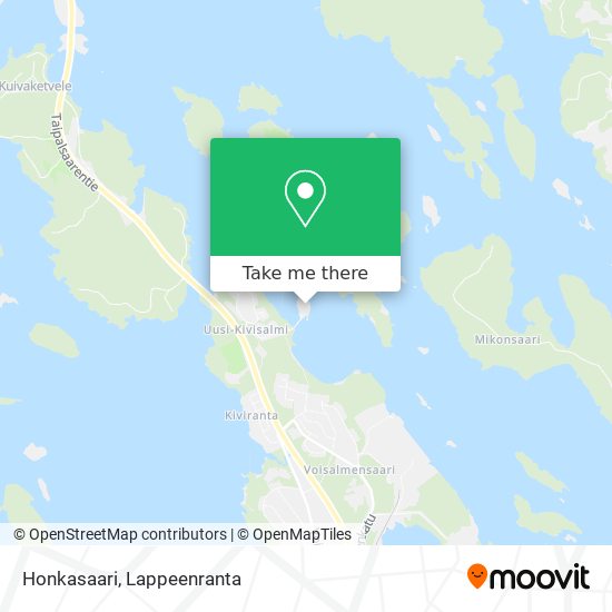 Honkasaari map