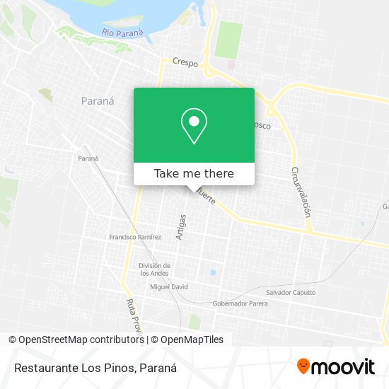 Restaurante Los Pinos map