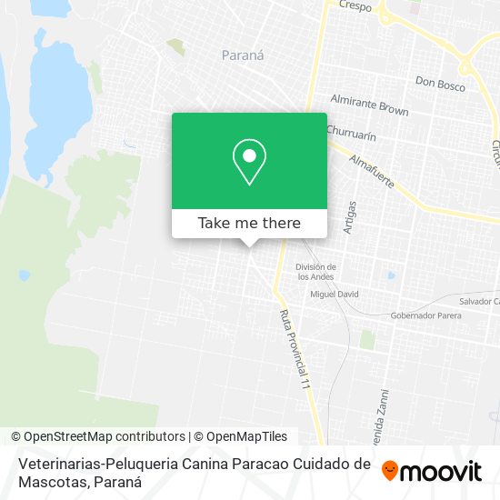 Veterinarias-Peluqueria Canina Paracao Cuidado de Mascotas map