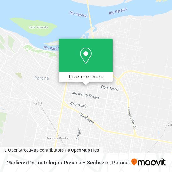 Medicos Dermatologos-Rosana E Seghezzo map