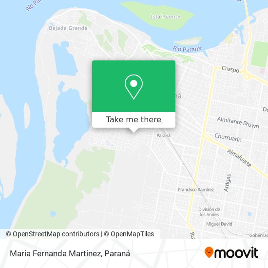 Maria Fernanda Martinez map