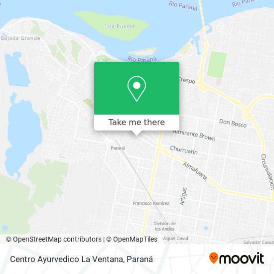 Mapa de Centro Ayurvedico La Ventana