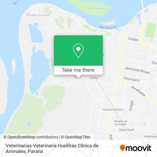 Veterinarias-Veterinaria Huellitas Clinica de Animales map