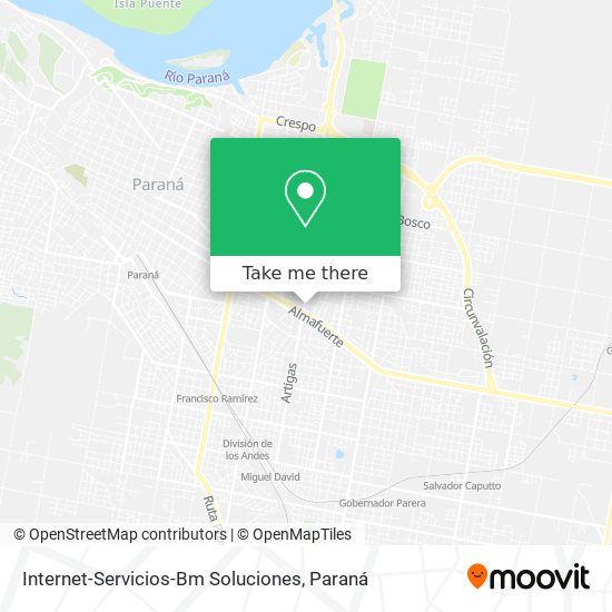 Internet-Servicios-Bm Soluciones map