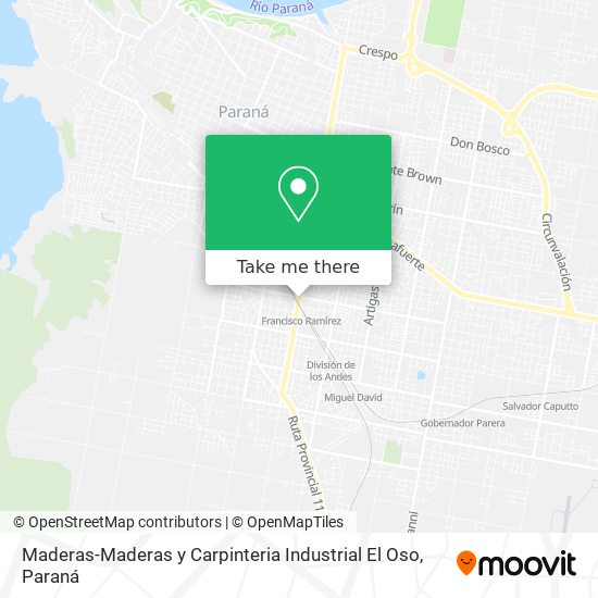Maderas-Maderas y Carpinteria Industrial El Oso map