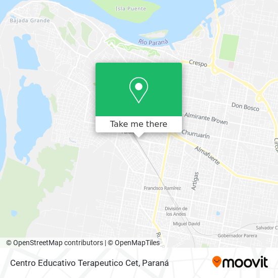 Centro Educativo Terapeutico Cet map