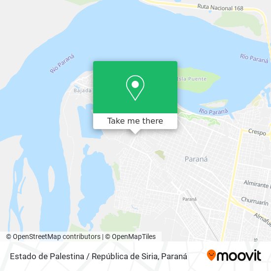 Estado de Palestina / República de Siria map