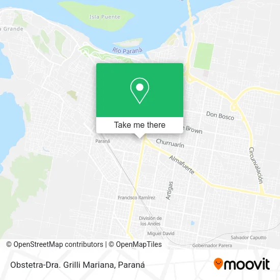 Mapa de Obstetra-Dra. Grilli Mariana