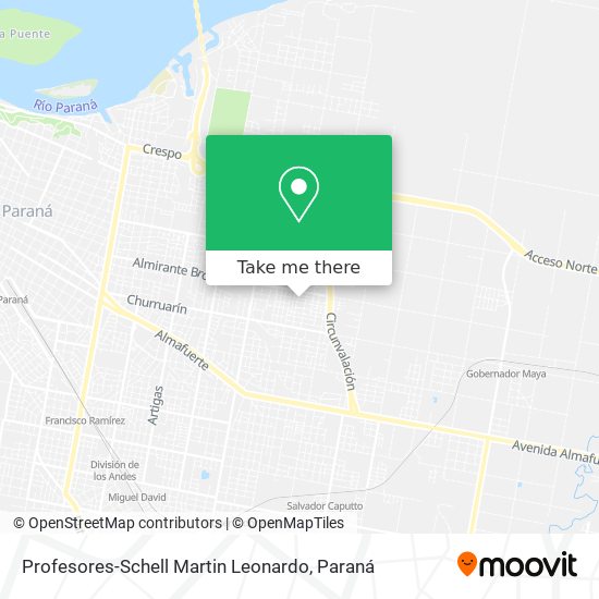 Mapa de Profesores-Schell Martin Leonardo