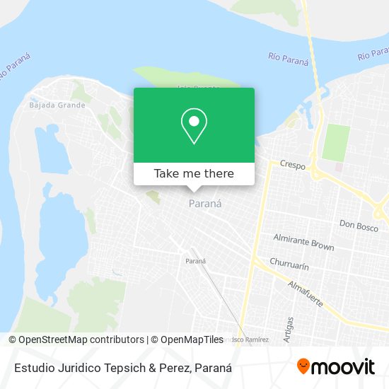 Mapa de Estudio Juridico Tepsich & Perez