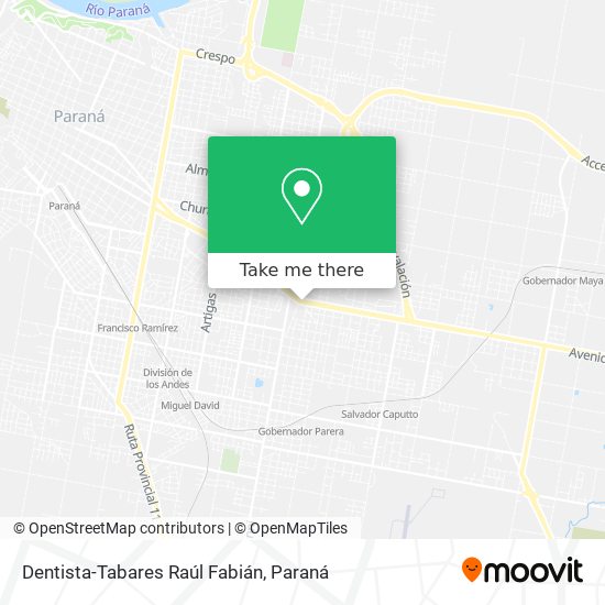 Mapa de Dentista-Tabares Raúl Fabián