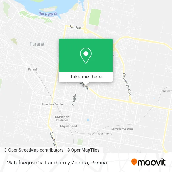 Mapa de Matafuegos Cia Lambarri y Zapata