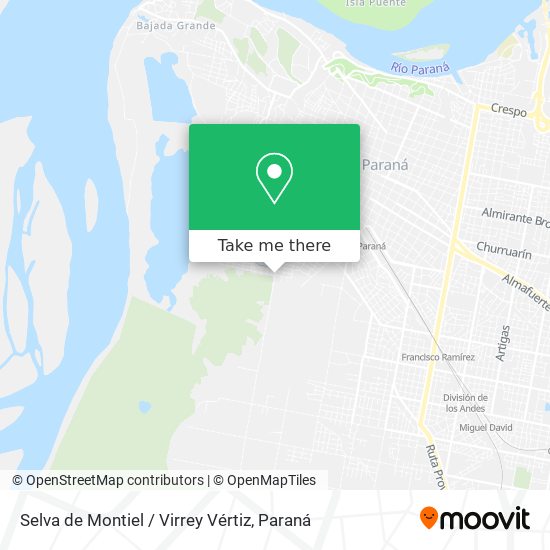 Selva de Montiel / Virrey Vértiz map
