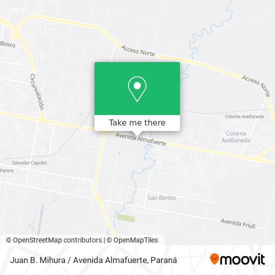 Juan B. Mihura / Avenida Almafuerte map