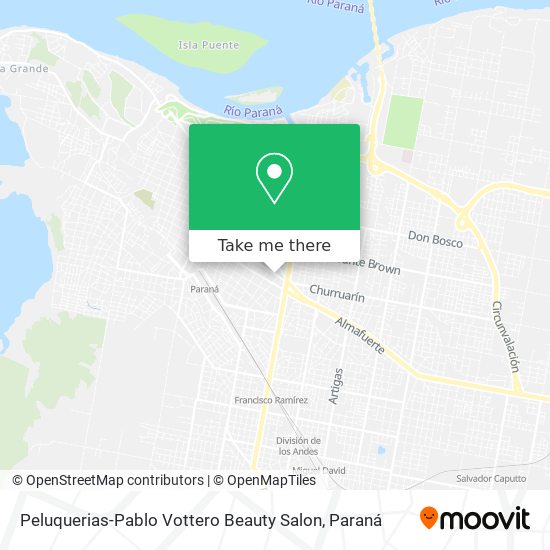 Peluquerias-Pablo Vottero Beauty Salon map