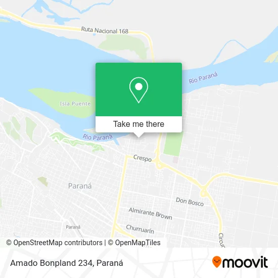 Amado Bonpland 234 map