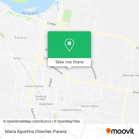 Maria Agustina Chiecher map