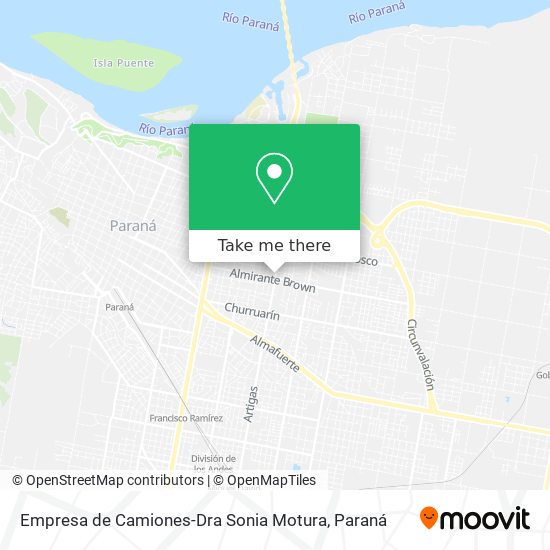Empresa de Camiones-Dra Sonia Motura map