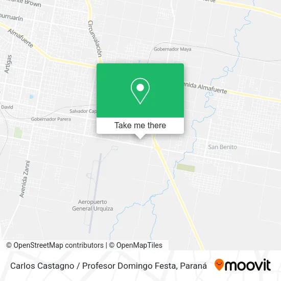 Carlos Castagno / Profesor Domingo Festa map