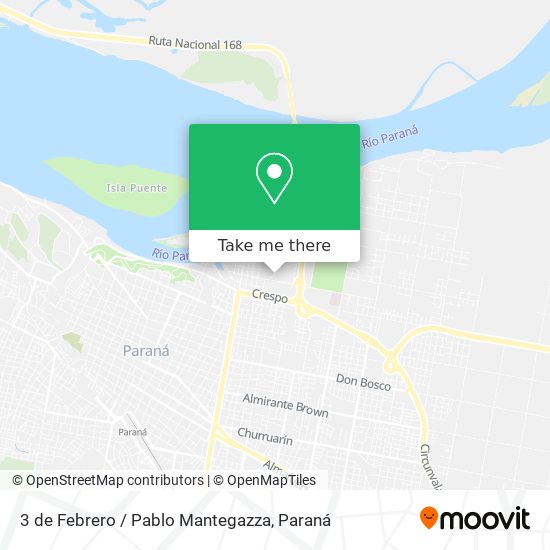 3 de Febrero / Pablo Mantegazza map