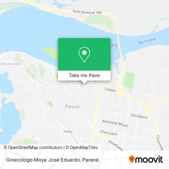 Ginecologo-Moya José Eduardo map