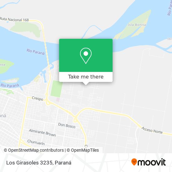 Los Girasoles 3235 map