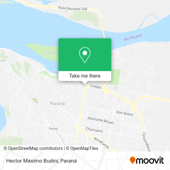 Mapa de Hector Maximo Budini