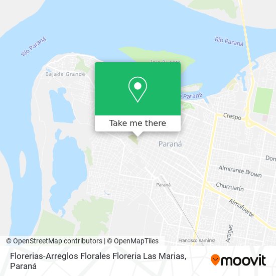 Mapa de Florerias-Arreglos Florales Floreria Las Marias