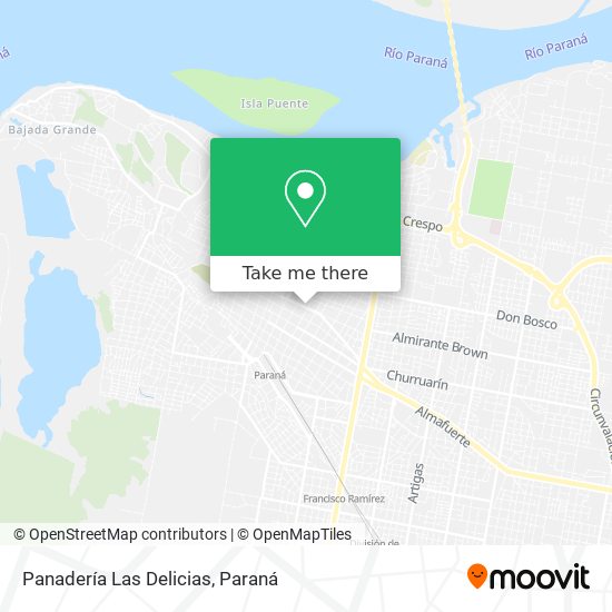 Mapa de Panadería Las Delicias