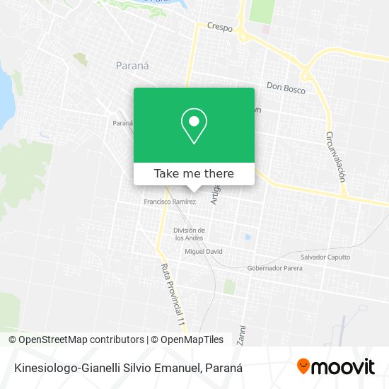 Kinesiologo-Gianelli Silvio Emanuel map